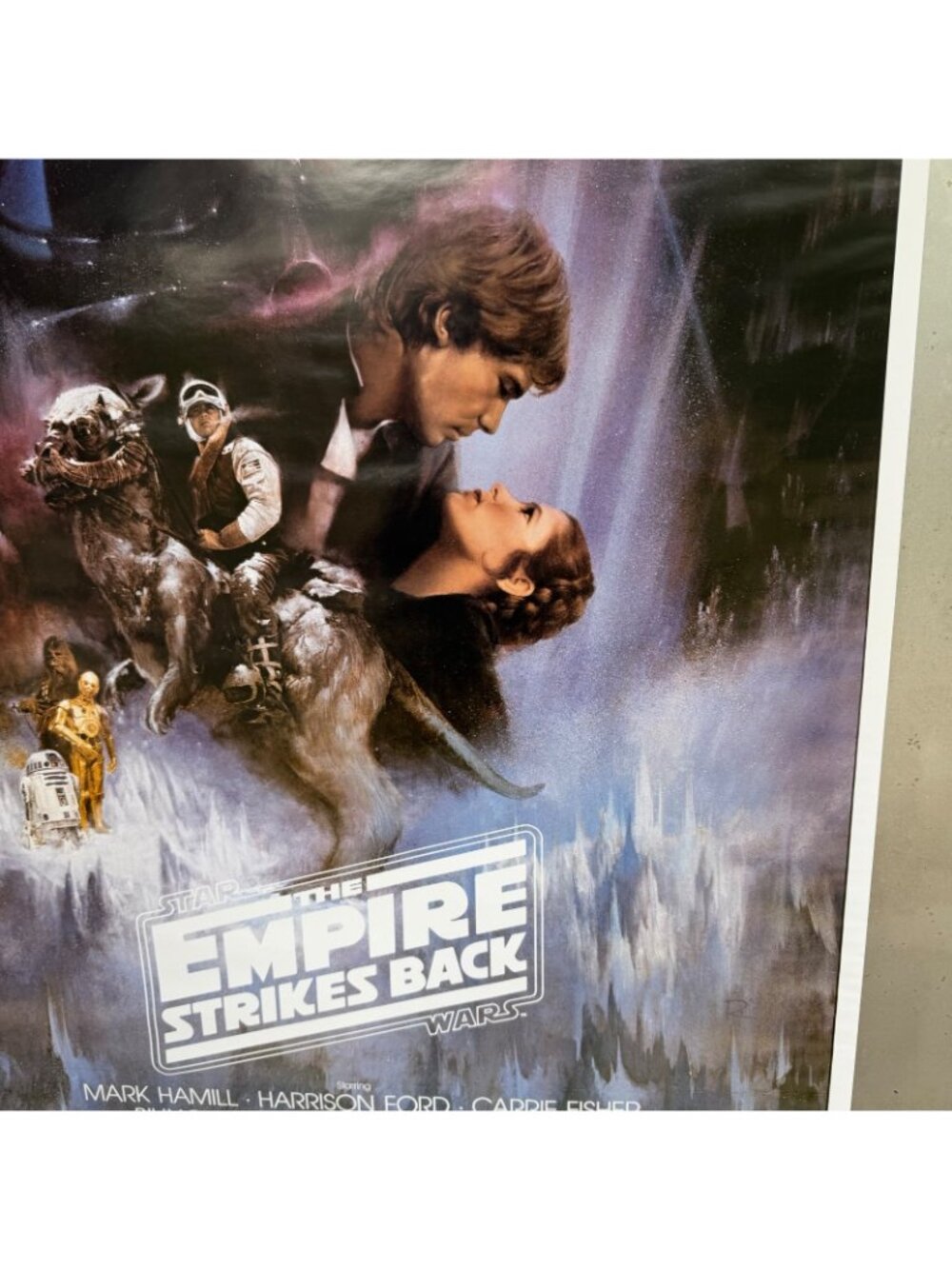 THE EMPIRE STRIKES BACK MOVIE POSTER 27x40 Style A Zig Zag licensed Reprint 1995 - Picture 5 of 13